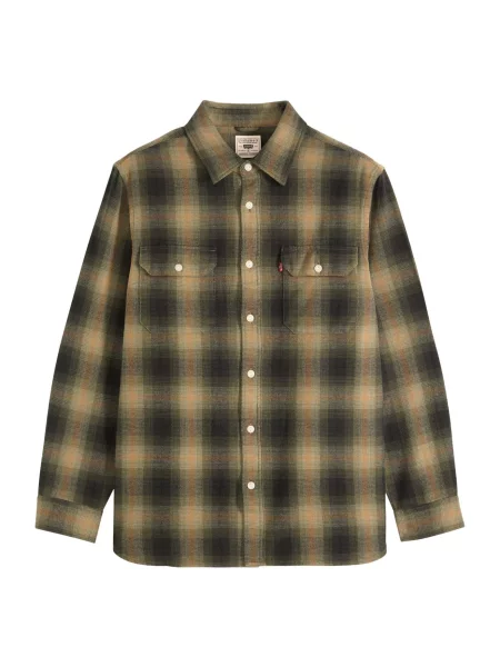 LEVI'S ® Cămașă JACKSONWORKER maro deschis oliv verde