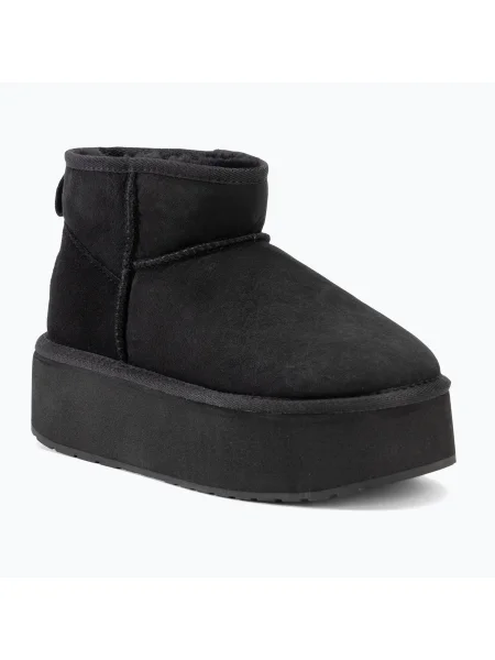 Dámske snehule EMU Australia Stinger Micro Flatform black čierna