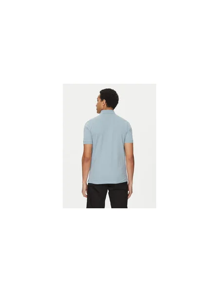 HUGO Pólóing Slim Fit kék