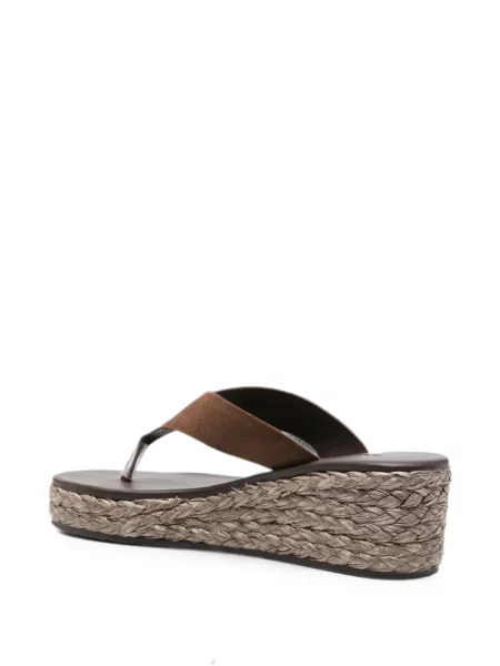 Sandale Ancient Greek Sandals cu pană maro