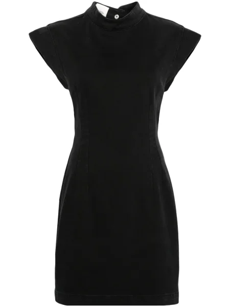Rochie Isabel Marant din țesătură twill negru