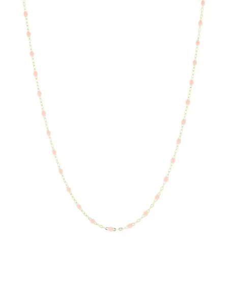 Класическо колие Gigi Clozeau мъниста жълто