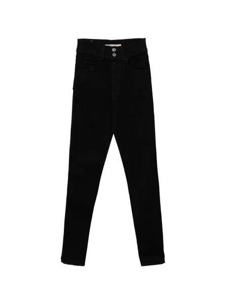 Curea Levi's® cu broderie cu cataramă cu dungi albastru
