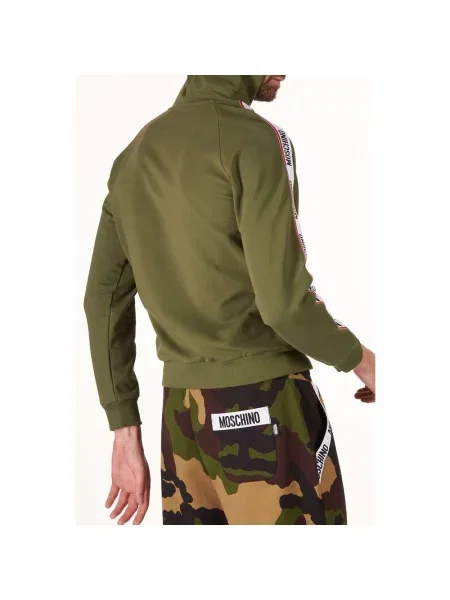 Bluza z kapturem Moschino z kapturem zielona