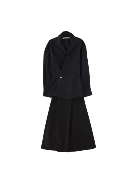 Sukienka koszulowa Alexander Wang czarna