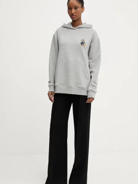 Pulover Karl Lagerfeld KL X DISNEY s kapuco siva