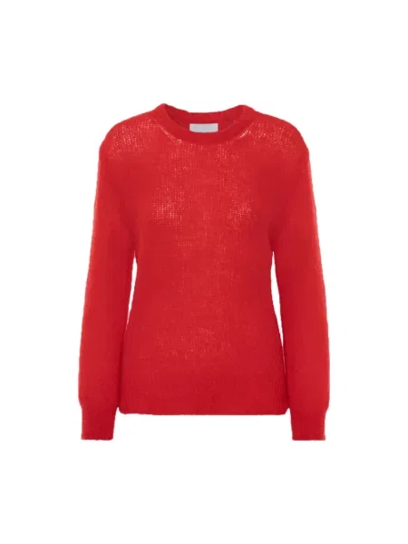 Sweter American Dreams wełniany czerwony