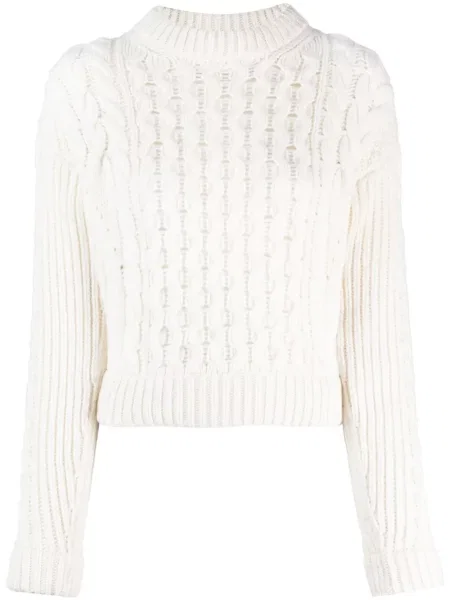 Vuneni džemper Patou bijela