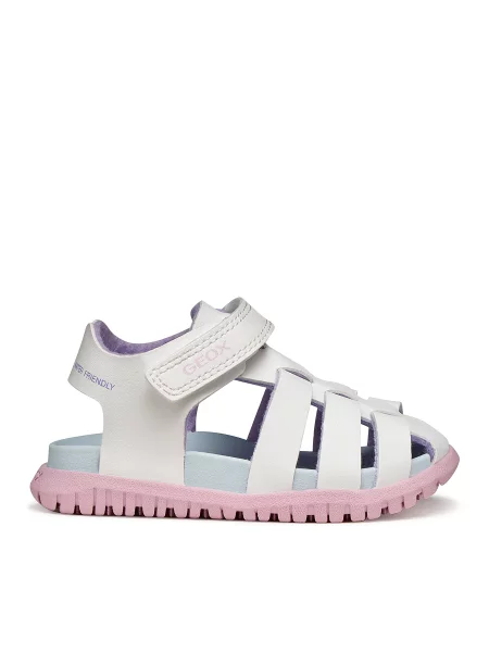 Σανδάλια Geox B Sandal Fusbetto Gi λευκό