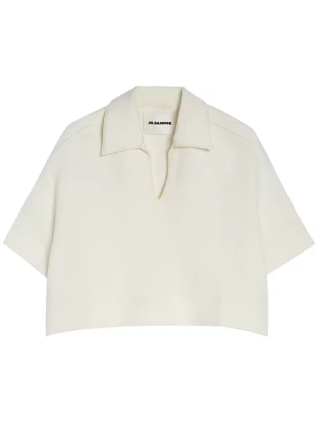 Polo majica Jil Sander bijela