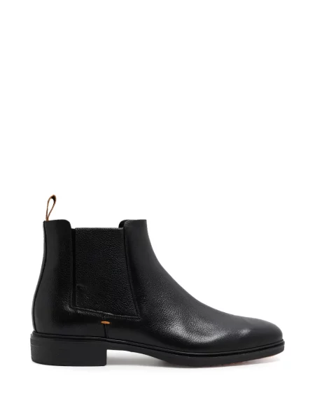 Botine chelsea Santoni din piele negru