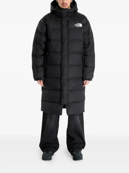 Geacă parka The North Face cu glugă negru