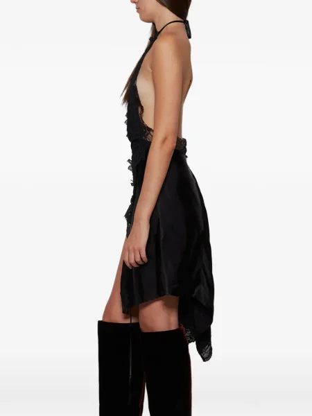 Rochie Vetements din dantelă de costum negru