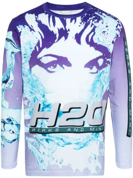 Tricou Perks And Mini cu imagine violet