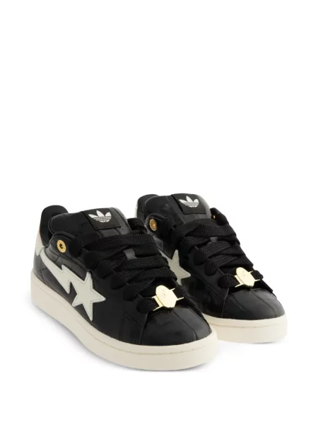 Sneakerși Adidas Campus cu model leopard negru