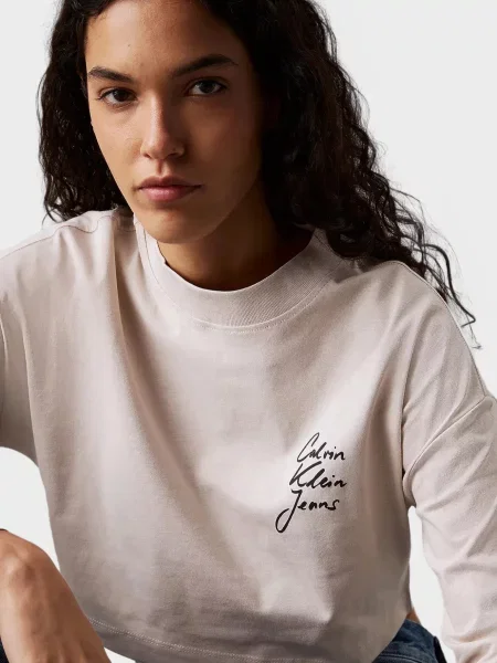 Лонгслів Calvin Klein Jeans сірий