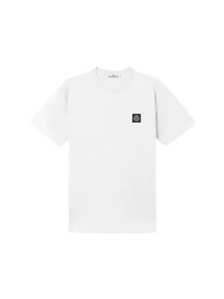 Koszulka Stone Island z kamieniami biała