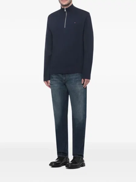 Pulover Tommy Hilfiger tricotate albastru