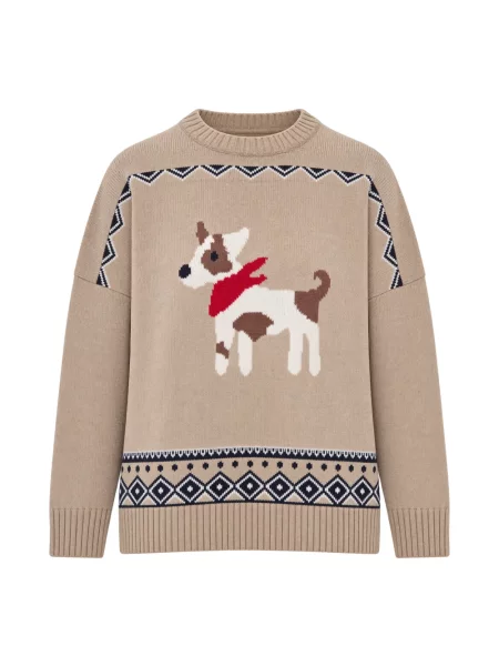 Sweter Max Mara beżowy