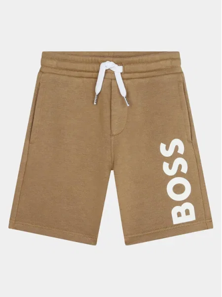 Boss Спортни шорти S бежов