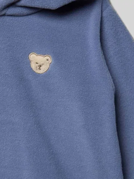 Bluza z kapturem z wyhaftowanym logo Steiff