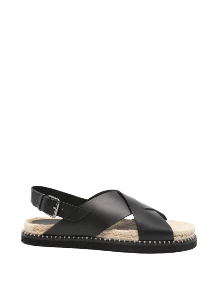 Sandale Castaner slingback cu bretele negru