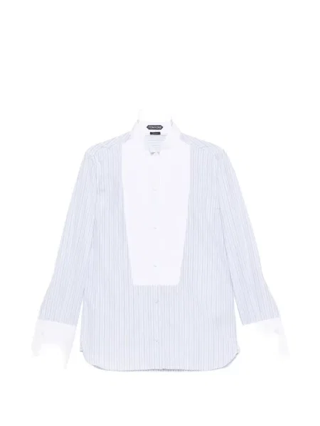 Cămașă Tom Ford cu dungi alb