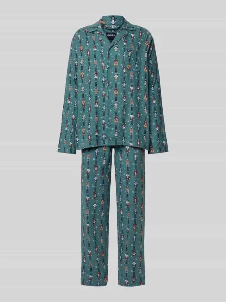 Piżama z listwą guzikową Jockey