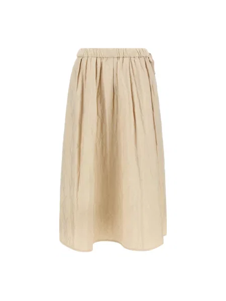 Spódnica midi Weekend Max Mara beżowa