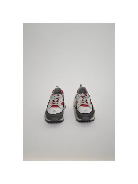 Sneakersy Hidnander skórzane białe