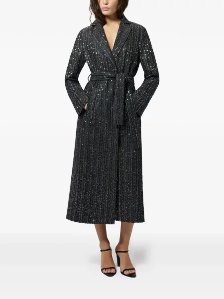 Palton Missoni cu paiete negru