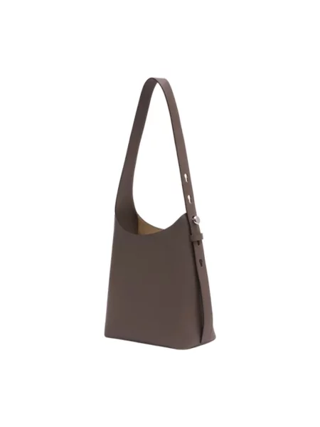 Torebka hobo Tory Burch skórzana beżowa