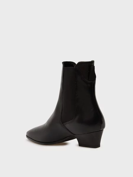 Кожаные ботильоны Gant черные