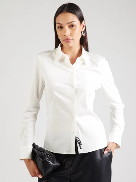 BOSS Bluză Bronta_Tuesday' alb