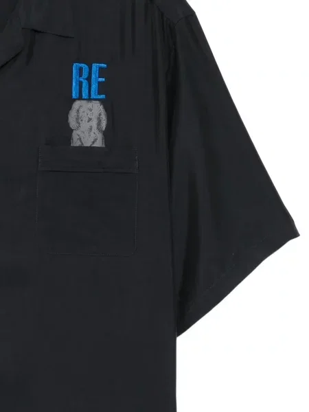 Cămașă Undercover cu broderie negru