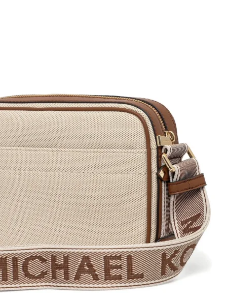 Pantaloni Michael Michael Kors din piele cu imagine cu model leopard roz