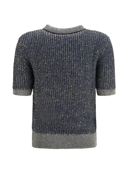Pulover Balmain cu paiete albastru
