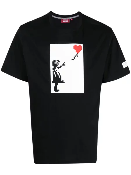Tricou Mostly Heard Rarely Seen 8-bit cu motiv cu inimi