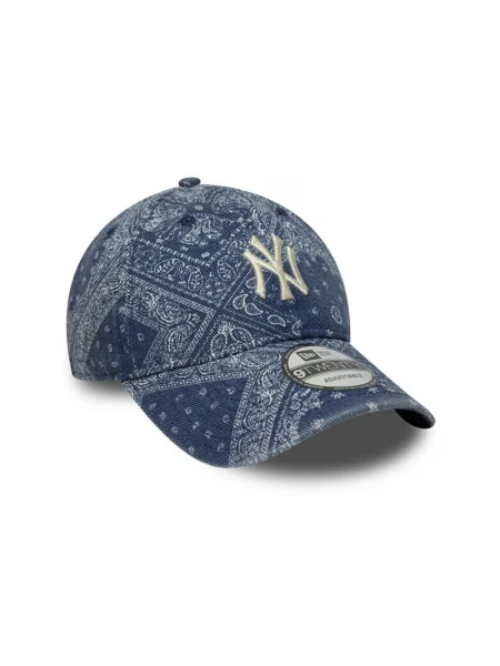 Șapcă New Era cu model paisley albastru