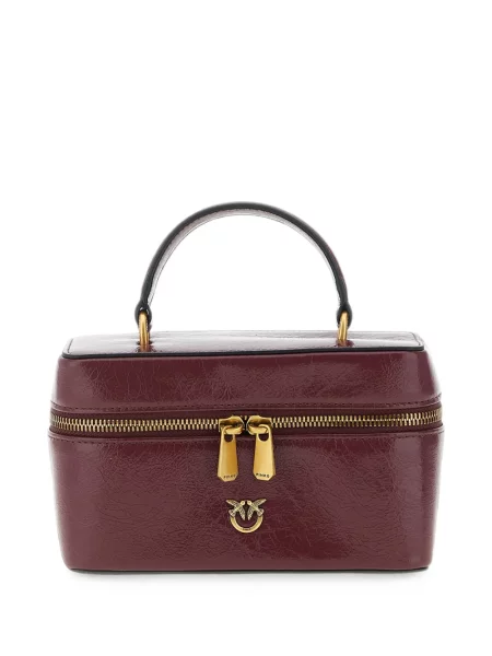 Geanta crossbody Pinko din piele roșu