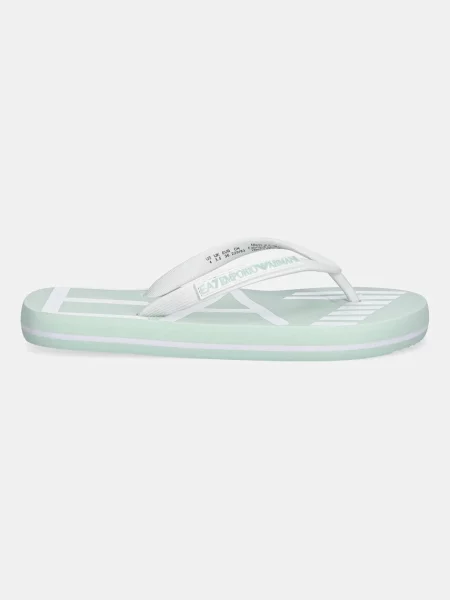Klapki Water Sport Oversize Logo niebieski jasny 40 biały