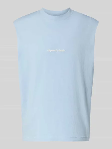 T-shirt z haftem Jack & Jones
