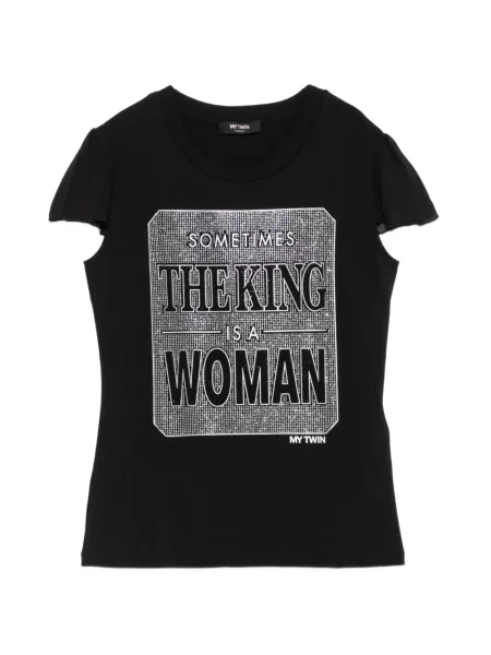 Tricou My Twin cu imagine negru