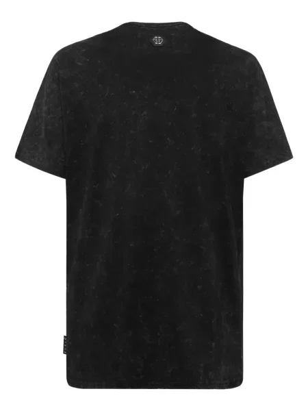 Tricou Philipp Plein cu imagine negru