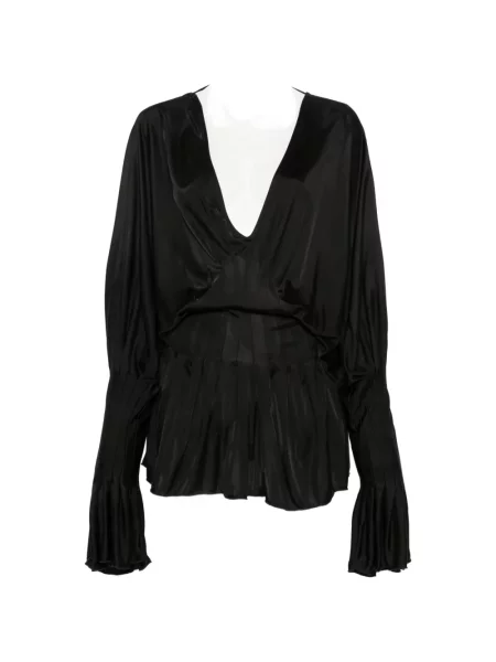 Rochie mini Aya Muse cu decolteu în V negru