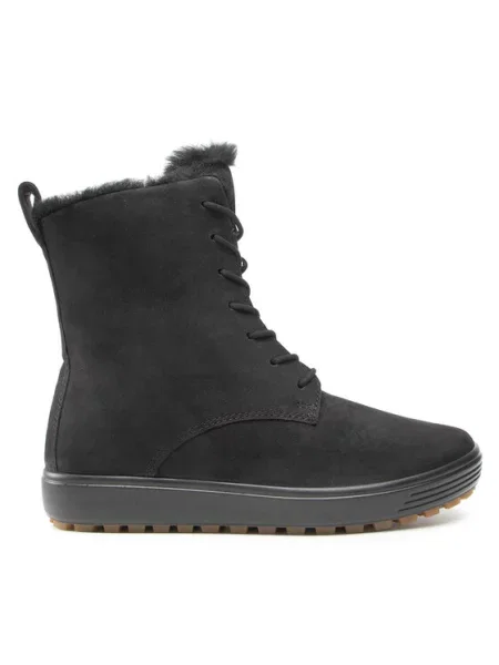 ECCO Polokozačky Soft 7 Tred W černá