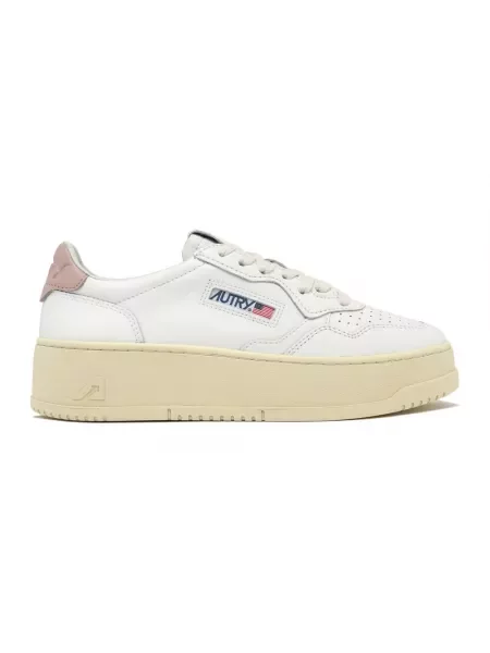 Sneakersy Autry na platformie białe