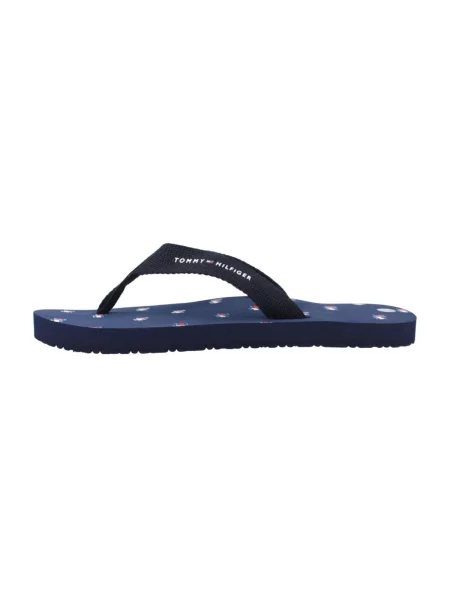 Pantofle Tommy Hilfiger modré