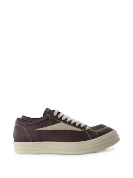 Sneakerși Rick Owens din piele maro