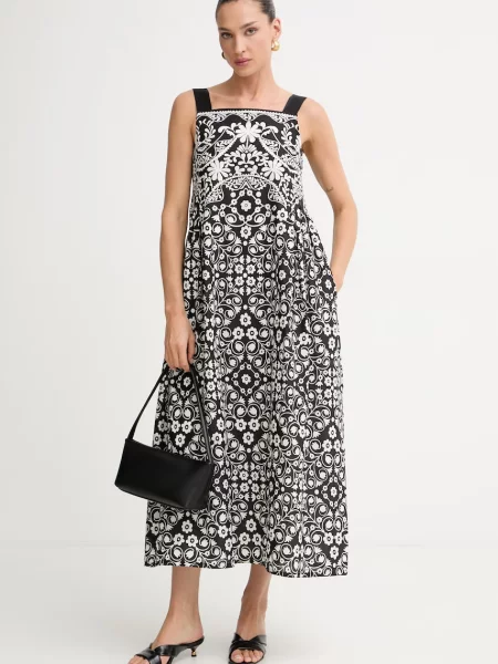 Weekend Max Mara rochie de vară din negru